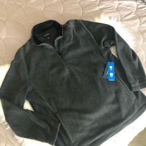 Fleece Pullover 1/4 zip Men’s large NWT